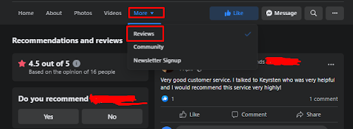 How to leave Facebook reviews step-by-step guide