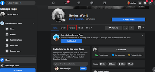 Genius World Facebook reviews example