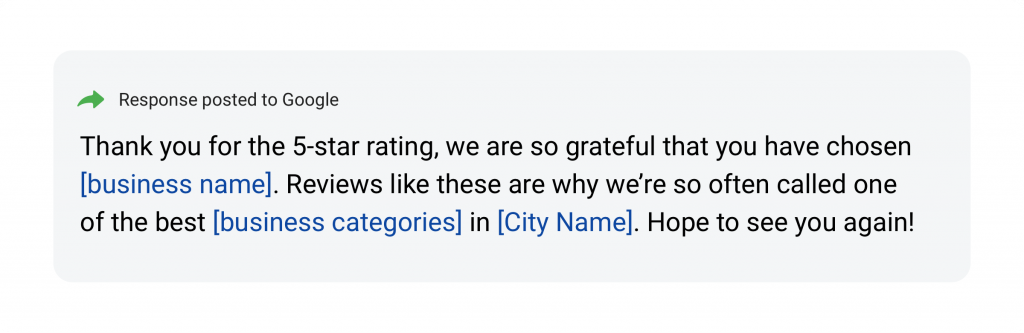 positive review response 2