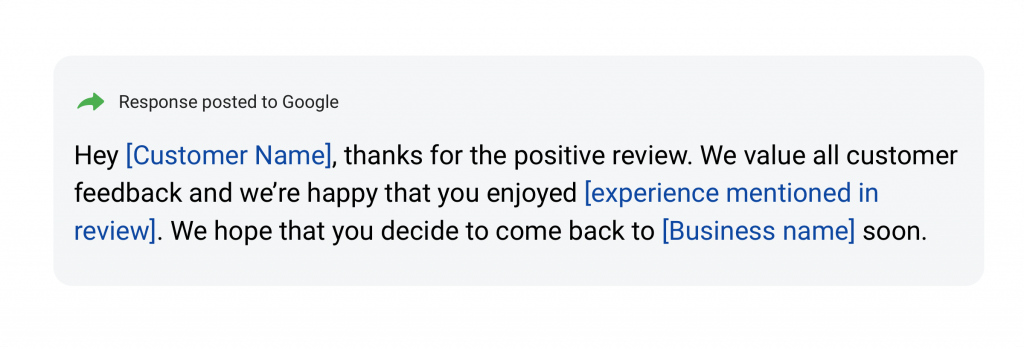 positive review response 3