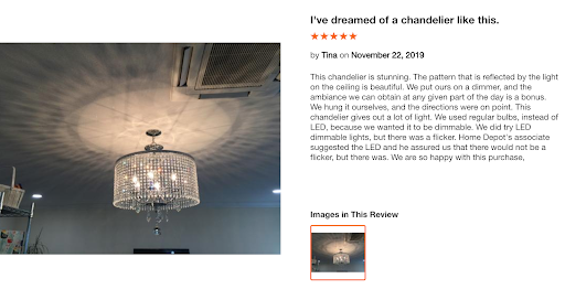 Google product reviews